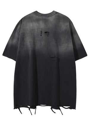Men's Vintage Distressed Oversized T-Shirt