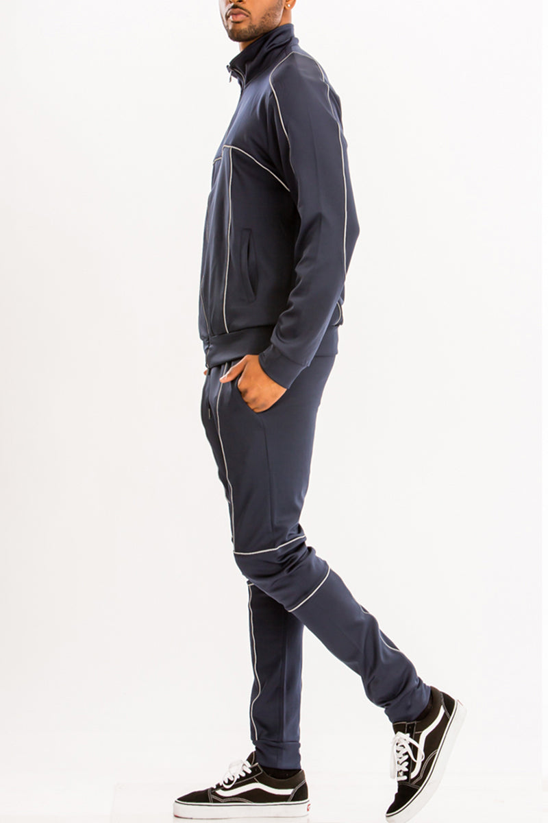 Lime Milo Detailed Track Suit