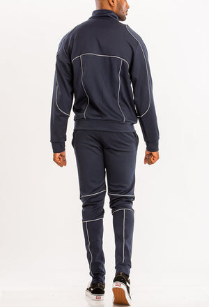 Lime Milo Detailed Track Suit