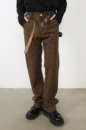 Men's Jeans with Cargo Pockets