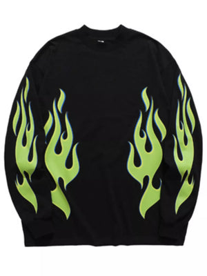 Men's Round Neck Long Sleeve T-Shirt