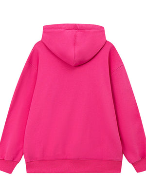 Men's Drawstring Letter Graphic Long Sleeve Hoodie