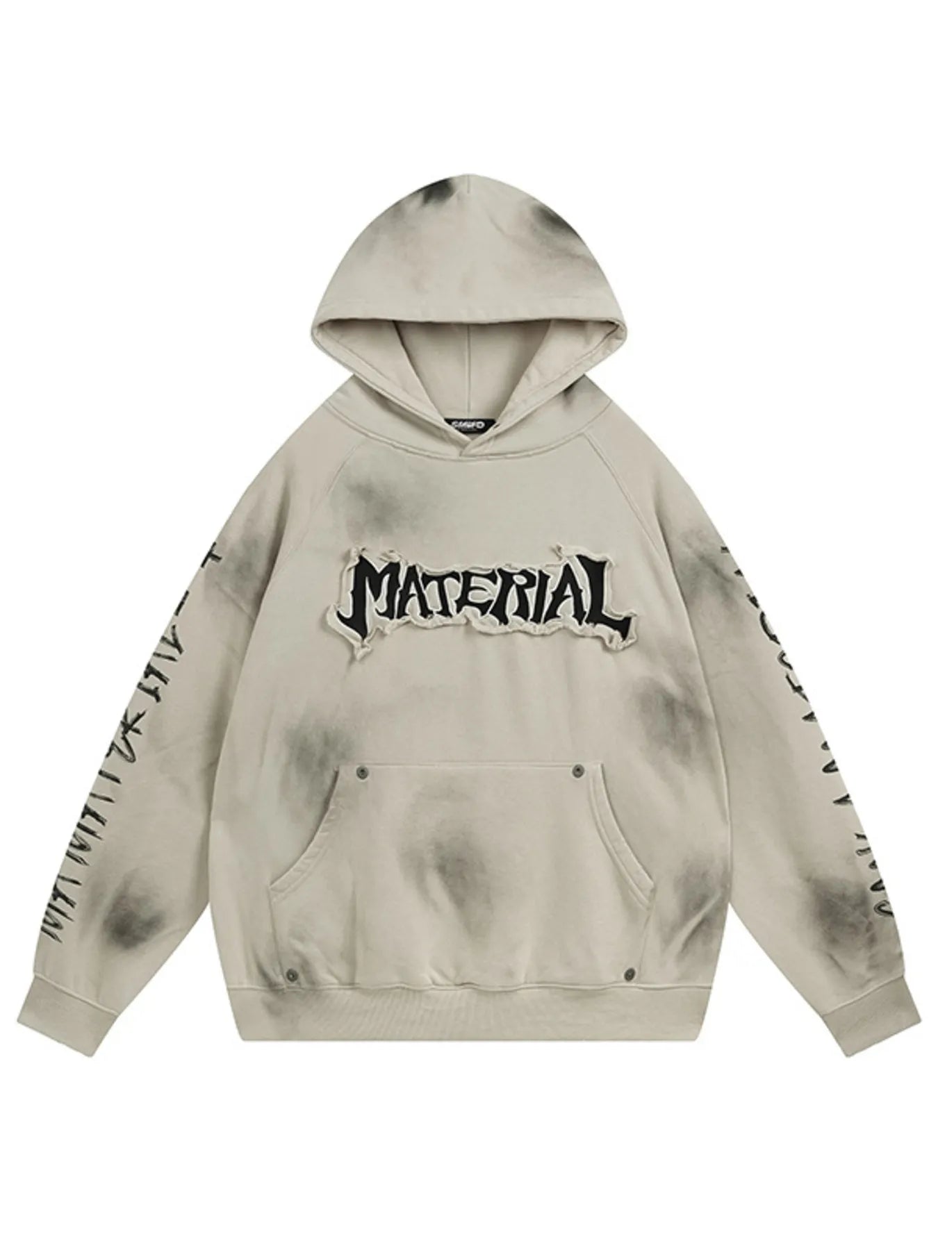 Men's Letter Graphic Long Sleeve Oversized Hoodie