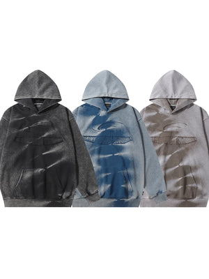 Men's Tie Dye Vintage Washed Oversized Hoodie