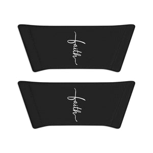 Mens Black Slide Sandals - Faith Christian Inspiration