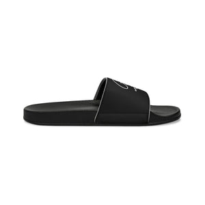 Mens Black Slide Sandals - Glory Christian Inspiration