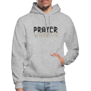 Mens Hoodie - Pullover Hooded Shirt / Prayer Warrior